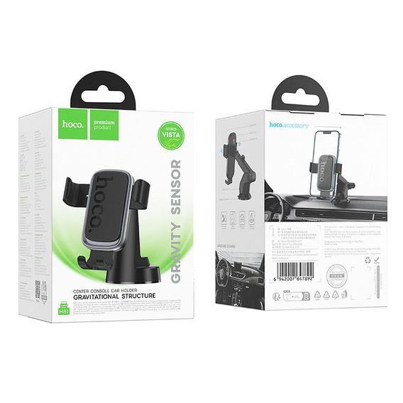 Hoco H81 gravitációs autós telefon tartó műszerfalra