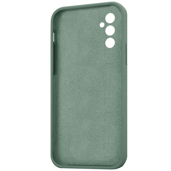 Telefontok a Samsung Galaxy M52 5G, Silicone Lite, sötétzöld