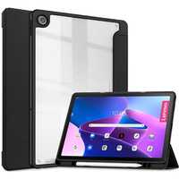 Tok Lenovo Tab M10 Plus 10.6 Gen 3 TB-125F TB-128F, Smartcase Hybrid, tolltartó résszel, fekete