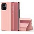 Telefontok a Xiaomi Redmi 10C, Clear View, rózsaszín rose gold