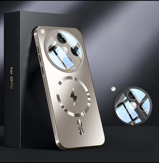 Tok Oppo Find X8 Pro készülékhez, MagSafe, ezüst színű