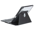 Billentyűzet tok iPad 11" 2025 A16 (11 gen.) / iPad 10.9" 2022 (10 gen.), Rotary 360° Leather, fekete