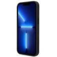 Karl Lagerfeld Telefontok a iPhone 14 Plus, Saffiano Choupette Head Patch, fekete
