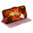 Pattintható tok a Xiaomi Redmi Note 13 Pro 5G, Wallet, Magnolia Flowers szürke
