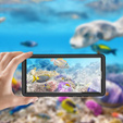 IP68 vízálló tok a Samsung Galaxy S24 Ultra, Redpepper, fekete