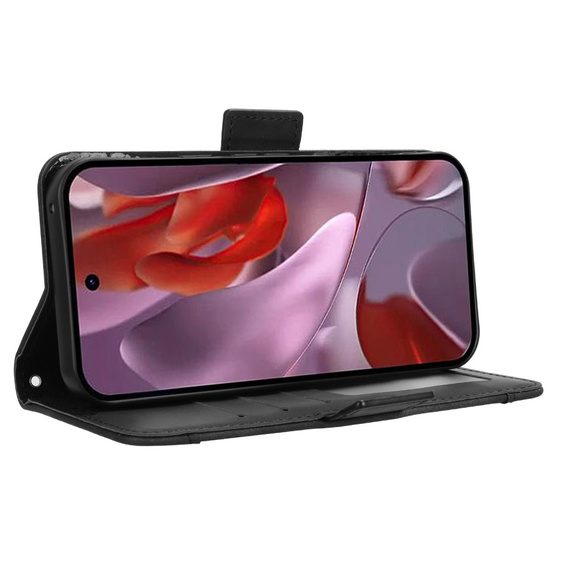 Pattintható tok a Google Pixel 9A, Card Slot, fekete