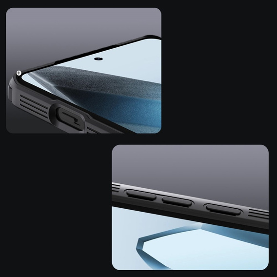 Tok OnePlus 13, páncélozott Nillkin, CamShield Pro, fekete