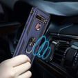 Páncélozott telefontok a LG K51S, Nox Case Ring, kék
