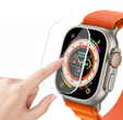 2x edzett üveg ERBORD rögzítőkerettel az Apple Watch Ultra 1/2/3 49mm-es órájához