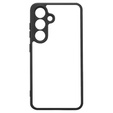 Tok Samsung Galaxy S24+ Plus, Fusion Hybrid, kameravédelemmel, átlátszó / fekete