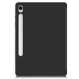 Tok Samsung Galaxy Tab S10 FE+ Plus, Smartcase tolltartóval, fekete