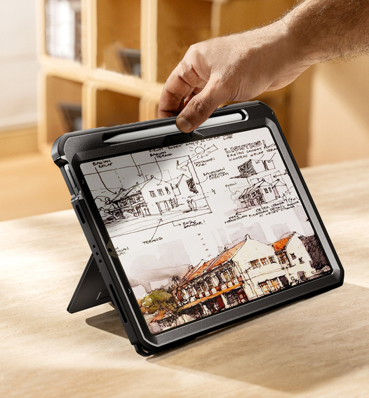 Dexnor 360° tok pánttal és tolltartóval iPad Air 11" 2025/2024 (7./6. generáció) készülékekhez