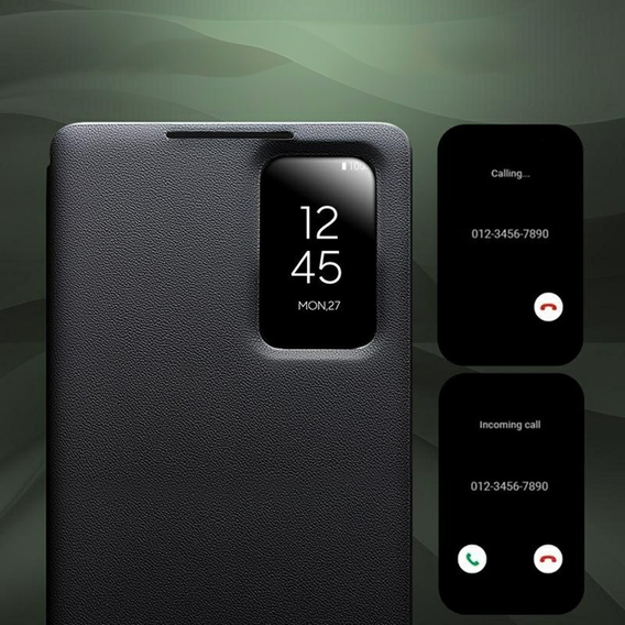 QIALINO bőr flip tok Samsung Galaxy S25 Ultra készülékhez