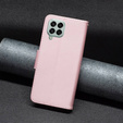 Pattintható tok a Samsung Galaxy M33 5G, Wallet Litchi Magnet, rózsaszín rose gold