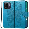 Pattintható tok a Xiaomi Redmi 12C, Butterfly, kék