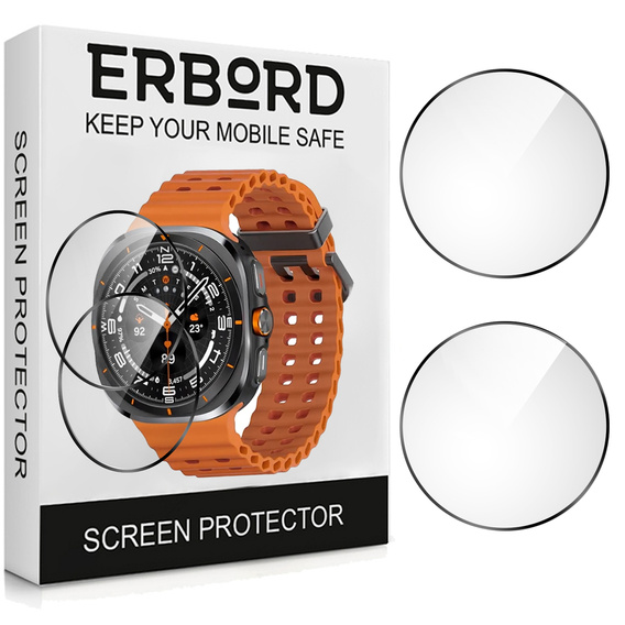 2x ERBORD hibrid üveg a Samsung Galaxy Watch Ultra 47mm (2025 / 2024)
