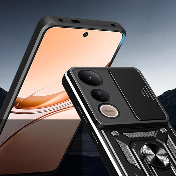 Telefontok a Vivo V50 Lite 4G / 5G, CamShield Slide, fekete