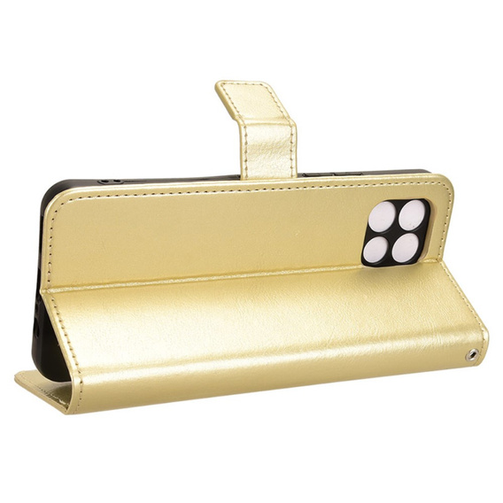 Pattintható tok a T Phone 2 5G, Crazy Horse Wallet, arany