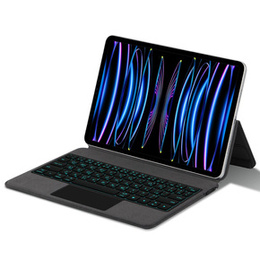 Billentyűzet tok iPad Pro 11" 2024, Magnetic Keyboard Touchpad, fekete