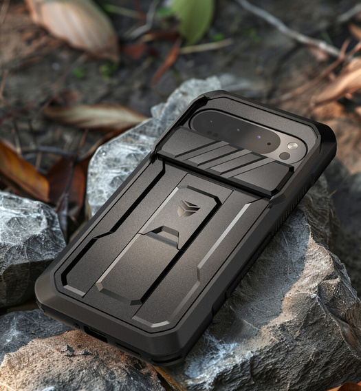 Páncélozott tok a Google Pixel 9 Pro, Dexnor Full Body (Two Frames), fekete