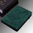Telefontok a Lenovo Tab M9, Wallet Pen Slot, butterflies, barna