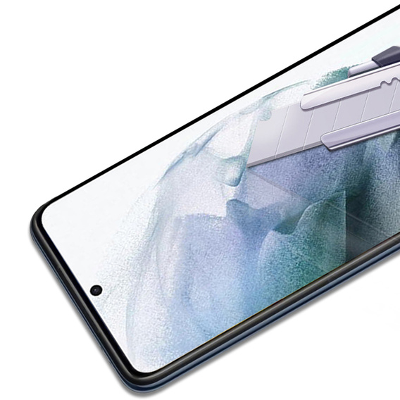 Mocolo Full Glue edzett üveg a következőkhöz Samsung Galaxy S22 5G, fekete keret