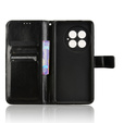 Pattintható tok a OnePlus 13, Crazy Horse Wallet, fekete