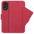 Pattintható tok a Oppo A38 4G / Oppo A18 4G, Card Slot, piros