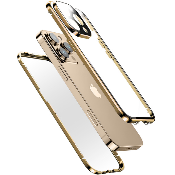 Tok iPhone 16 Pro Max, Magnetic Dual Glass, arany