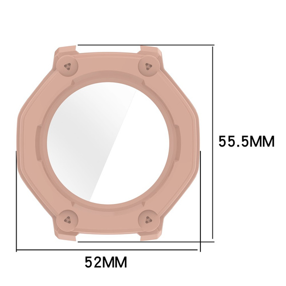 2 az 1-ben védőtok + edzett üveg az Amazfit T-Rex 3 Pro készülékhez