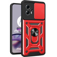 Telefontok a Motorola Moto G13 / G23, CamShield Slide, piros