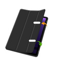 Tok Samsung Galaxy Tab S10 Lite / S10 FE / S9 FE, Smartcase tolltartóval, fekete