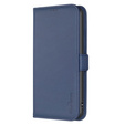 Pattintható tok a Xiaomi Redmi Note 13 5G, BINFEN Wallet, kék