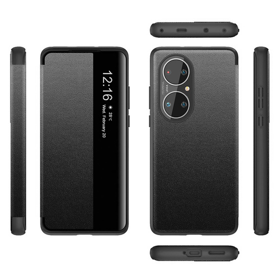 Pántos tok a Huawei P50 Pro készülékhez, Side View, kék