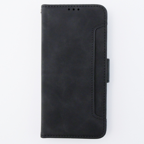 Pattintható tok a Motorola Moto G54 5G, Card Slot, fekete