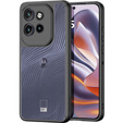 DuxDucis tok Motorola Edge 50 Neo / Motorola ThinkPhone 25, Aimo case, átlátszó / fekete