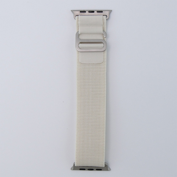 Nylon szíj Apple Watch 1/2/3/4/4/5/6/7/8/SE/ULTRA 42/44/45/45/49mm, bézs színű