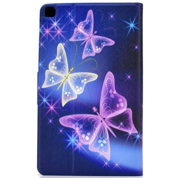 Telefontok a Samsung Galaxy Tab A7 10.4 2020 T500 T505, butterflies, lila
