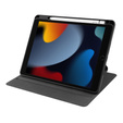 Tok iPad 10.2" 2021/2020/2019 (9/8/7 gen.), tolltartóval, 360°-os forgatható, fekete
