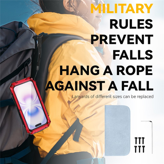 R-JUST tok állvánnyal és beépített üveggel iPhone 17-hez