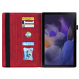 Tok Samsung Galaxy Tab A9+, Classic, tolltartóval, piros