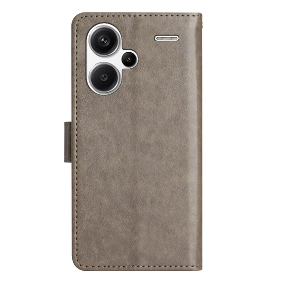 Pattintható tok a Xiaomi Redmi Note 13 Pro+, Butterfly, szürke