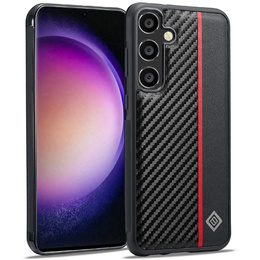 LC.IMEEKE szénszálas tok Samsung Galaxy S26-hoz, fekete