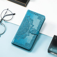 Pattintható tok a Realme Note 50, Mandala, kék