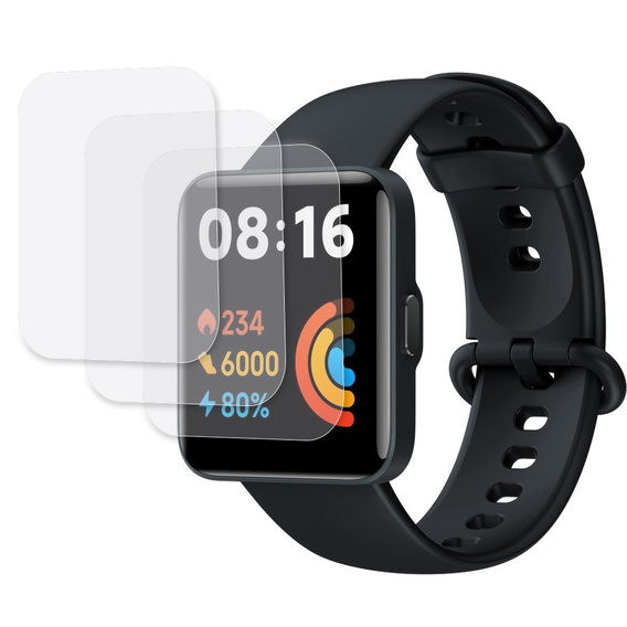 3x ERBORD hidrogél fólia Xiaomi Redmi Watch 2 Lite