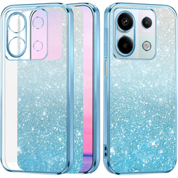Tok Xiaomi Redmi Note 13 5G, Glitter Case CamShield, kék