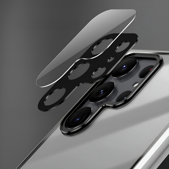 Tok Samsung Galaxy S25 Ultra, Magnetic Dual Glass, ezüst