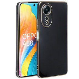 Tojás Oppo A58 4G, Glamour CamShield, fekete