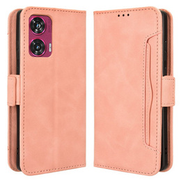 Pattintható tok a Motorola Edge 50 Fusion 5G, Card Slot, rózsaszín