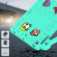 Gyermek tok iPad mini 7.9" 2019/2015/2014/2013/2012 (5/4/3/2/1 gen.), Cute Patterns, állvánnyal, zöld